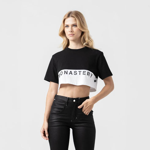 CROP TOP NEGRO ARWEN MONASTERY
